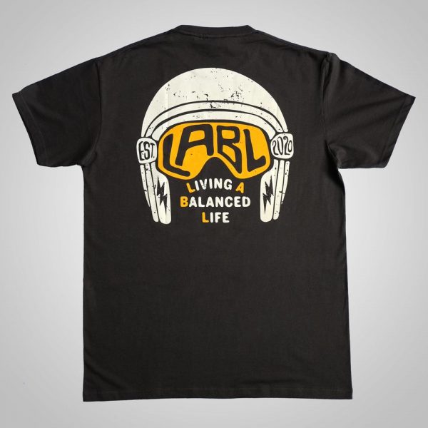 LABL HELMET CHARCOAL TEE - Image 2