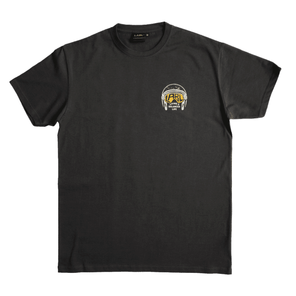 LABL HELMET CHARCOAL TEE