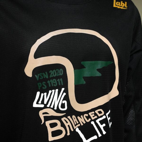LABL Helmet Mustache Riding Jersey - Image 3